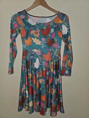 Chicken Dress Girls Size XL Unbranded